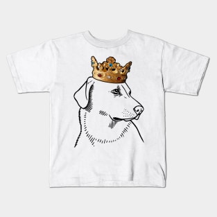 Chinook Dog King Queen Wearing Crown Kids T-Shirt